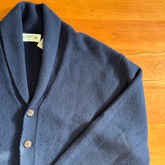 Orvis Men's Navy Sweater - Picture 6 of 6